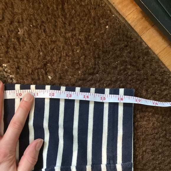 GAP Maternity Blue and White Bateau Neck Mini Dress - Picture 12 of 12